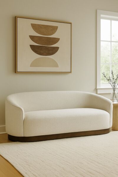 كنبة رباعية باريس - رمادي