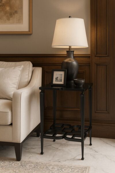 طاولة جانبية كاراكول كلاسيكا - اسود