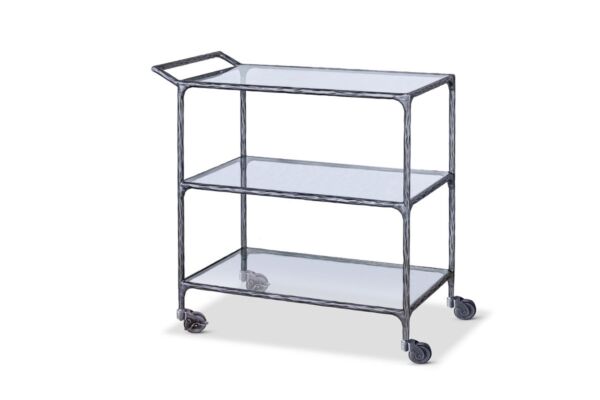 عربة خدمة موري - فضي