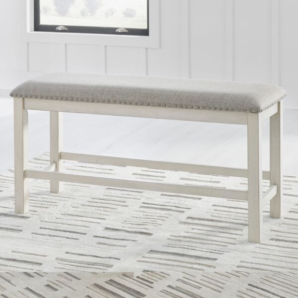 مقعد بنش رولين - أبيض عتيق