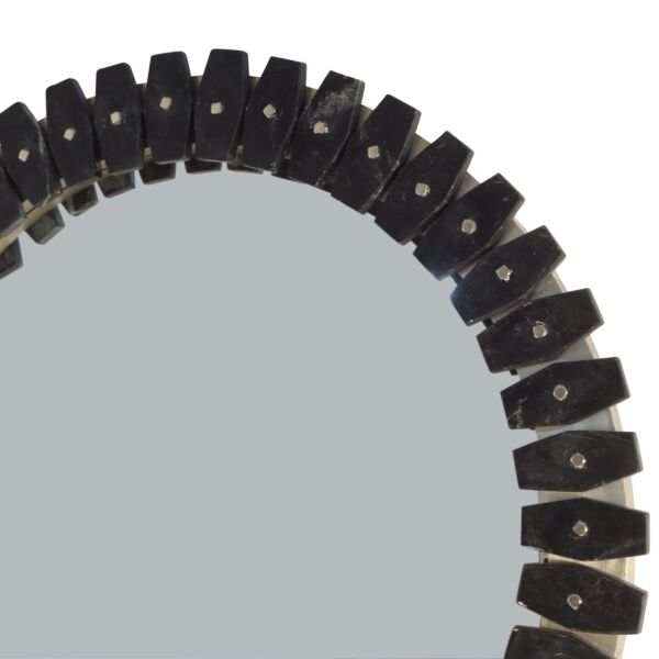 مرآة حائط دائرية كومار - اسود