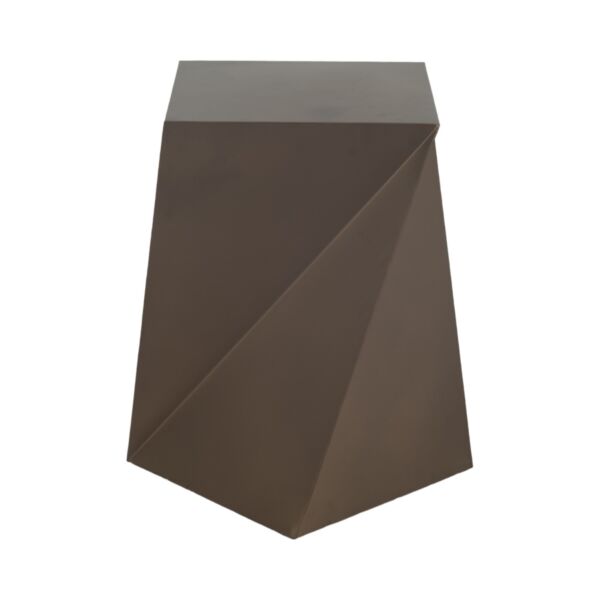 طاولة جانبية إكسنت ذهبية ملتوية