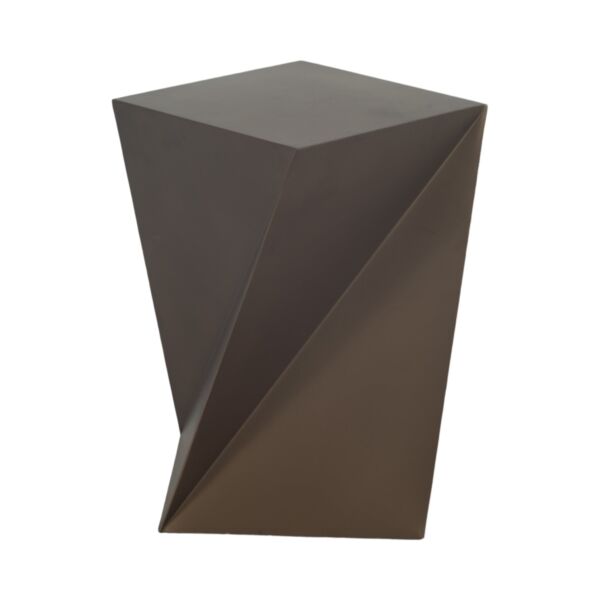 طاولة جانبية إكسنت ذهبية ملتوية