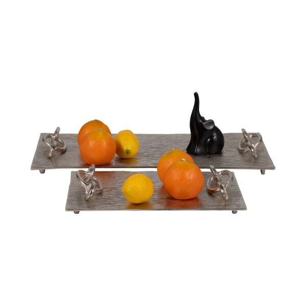 طقم صينية تقديم قطعتين رادا