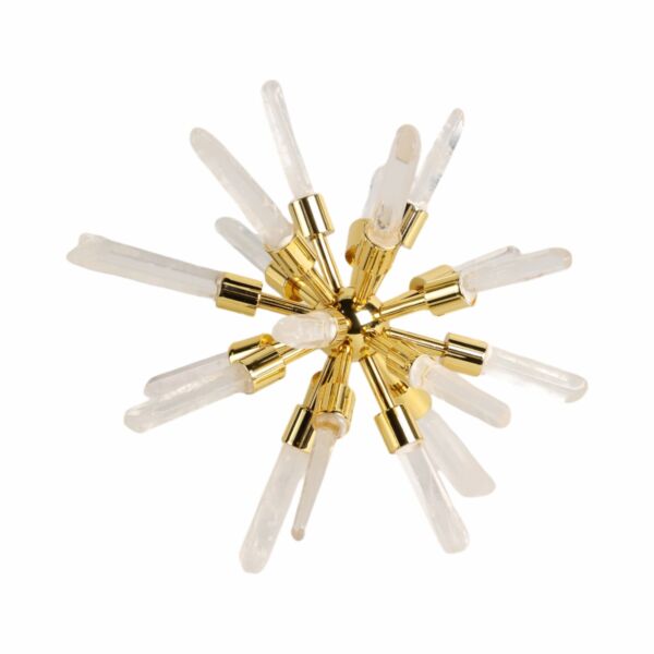 تحفة ديكور كريستالي صغير شكل نجمة - شفاف