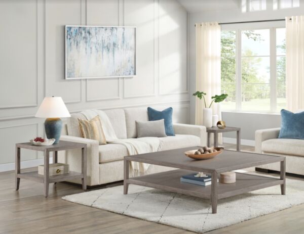 طاولة قهوة - رمادي