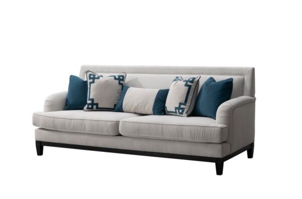 كنبة رباعية يونانية - أبيض