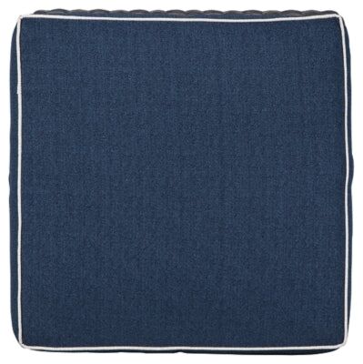 مقعد ومسند قدم جراسون لين - بني وأزرق