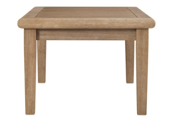 طاولة قهوة خارجية جيريان - بني رمادي