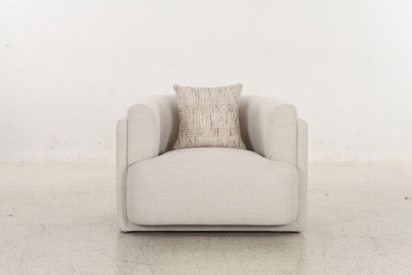 كنبة مفرد فيينا - ابيض