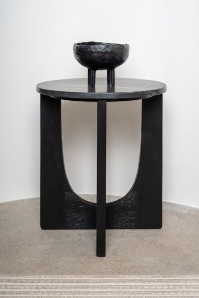 طاولة جانبية دائرية كاشي