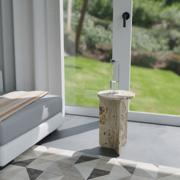 طاولة جانبية من الرخام تيلس