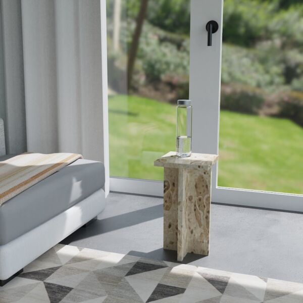 طاولة جانبية رخام ألاجازيا