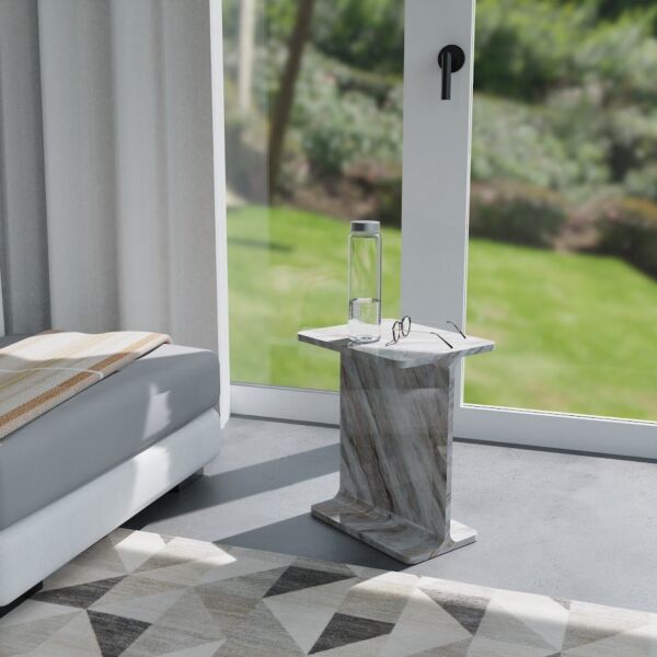 طاولة جانبية من الرخام بليير