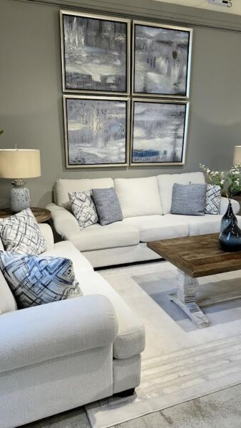 كنبة ثنائية سواربي - ابيض