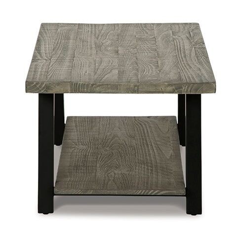 طقم طاولة قهوة مارسيل - اسود ورمادي