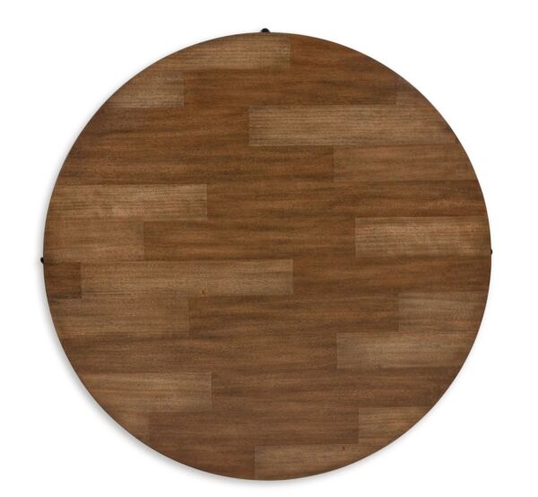 طقم طاولة قهوة كرايبورن 3 قطع - بني واسود