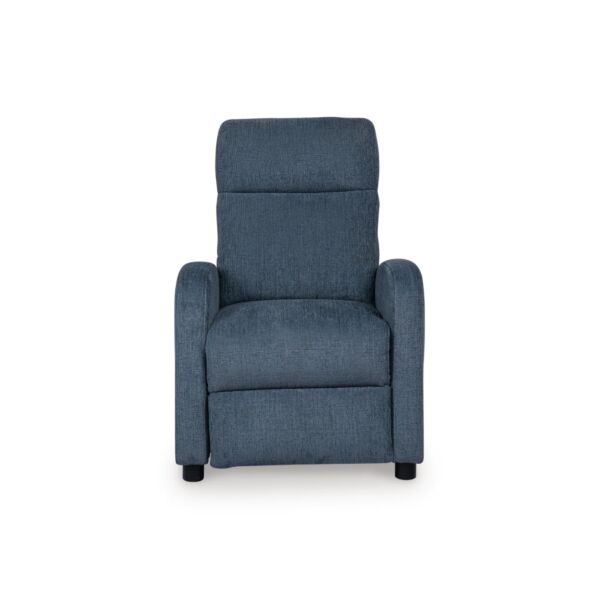 كرسي استرخاء مرتفع الساق مسك - ازرق