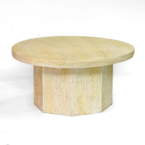 طقم طاولة قهوة وجانبية 5 قطع جبس ميرال