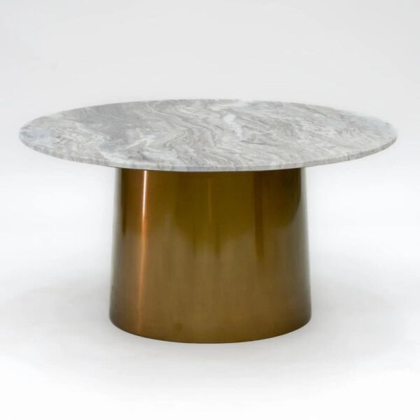 طقم طاولات قهوة وجانبية رخام 3 قطع افنان