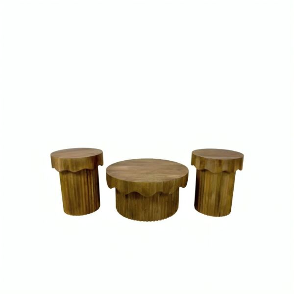 طقم طاولة قهوة 3 قطع لورل