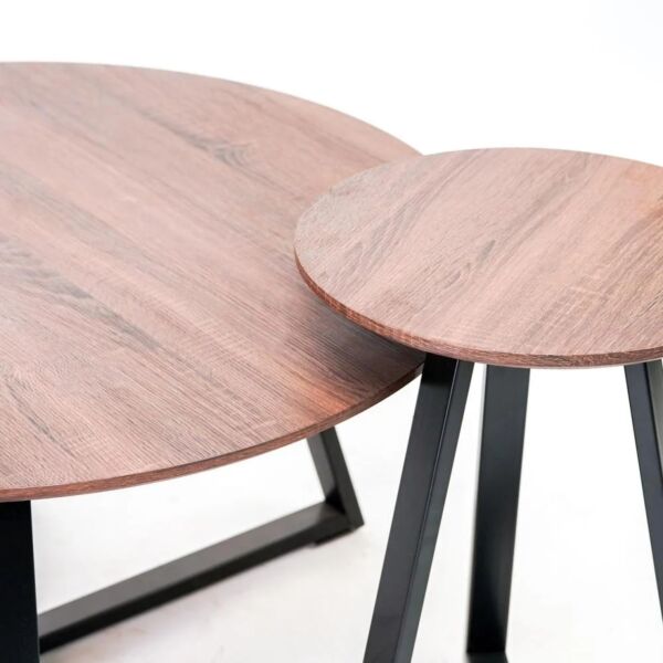 طقم طاولات قهوة وجانبية 5 قطع كوران