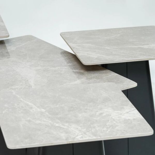 طقم طاولة قهوة وجانبية 5 قطع سينام