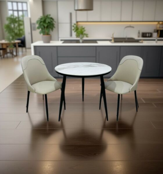 طقم طاولة مرتفعة وكرسيين نيزو