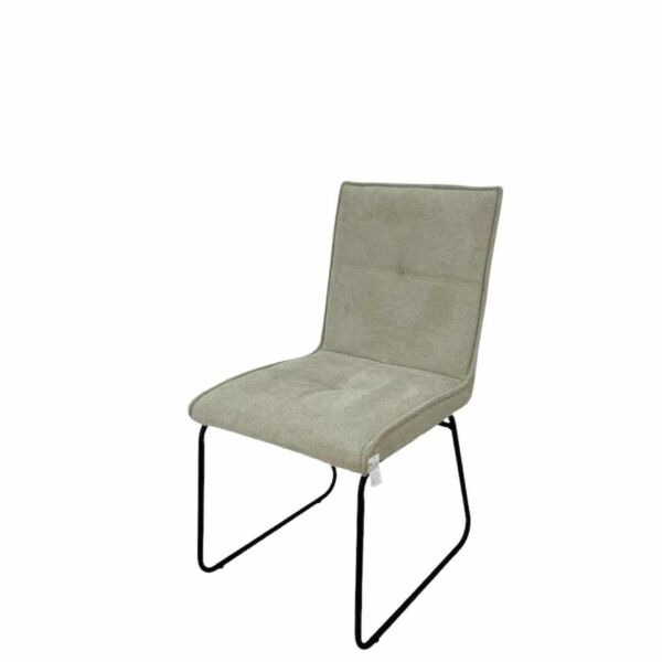 كرسي طعام روبين - بيج وأسود