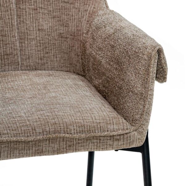 كرسي طعام جولين - بني