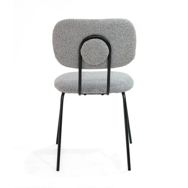 كرسي طعام بوكليه رولسي - رمادي