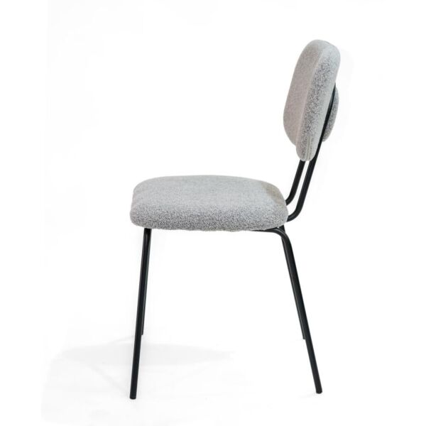 كرسي طعام بوكليه رولسي - رمادي