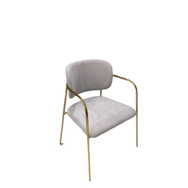 كرسي طاولة طعام البا - رمادي