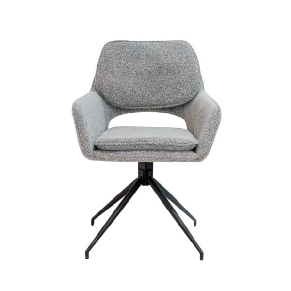 كرسي طاولة طعام بوكليه اندريال - رمادي