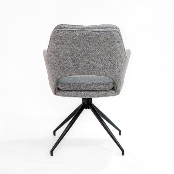 كرسي طاولة طعام بوكليه اندريال - رمادي