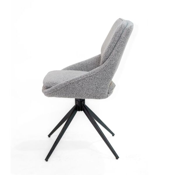 كرسي طاولة طعام بوكليه بينكول - رمادي