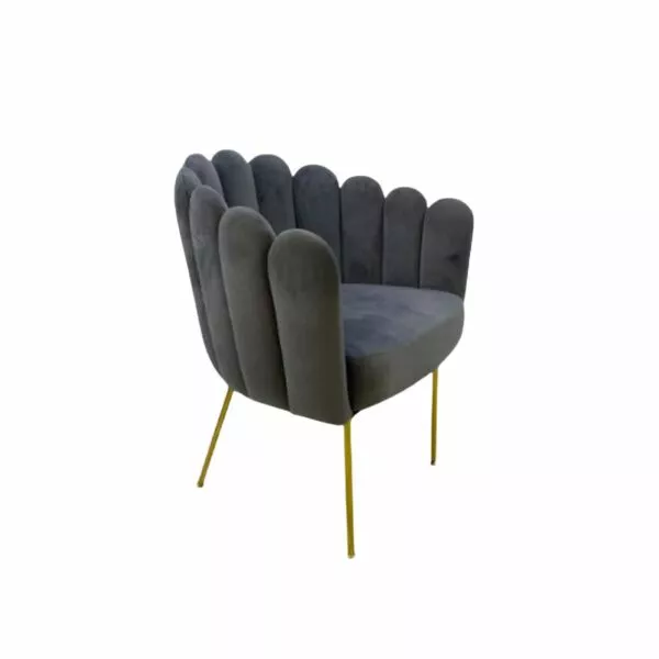 كرسي مفرد ميراس - رمادي غامق