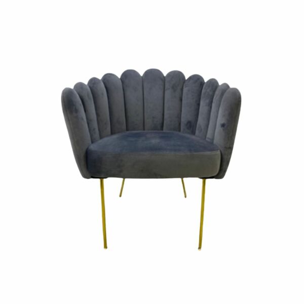 كرسي مفرد ميراس - رمادي غامق