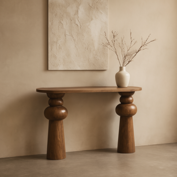 كونسول خشب هندي