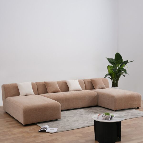 كنب زاوية تايدي - وردي