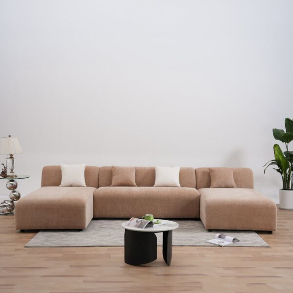 كنب زاوية تايدي - وردي