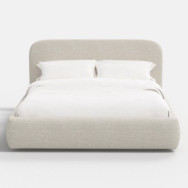 سرير رويال كتان - رمادي