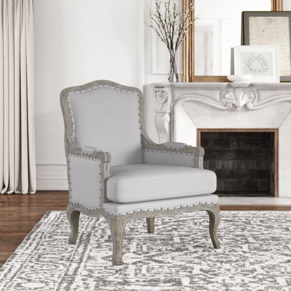 كرسي مفرد شاتوه - رمادي