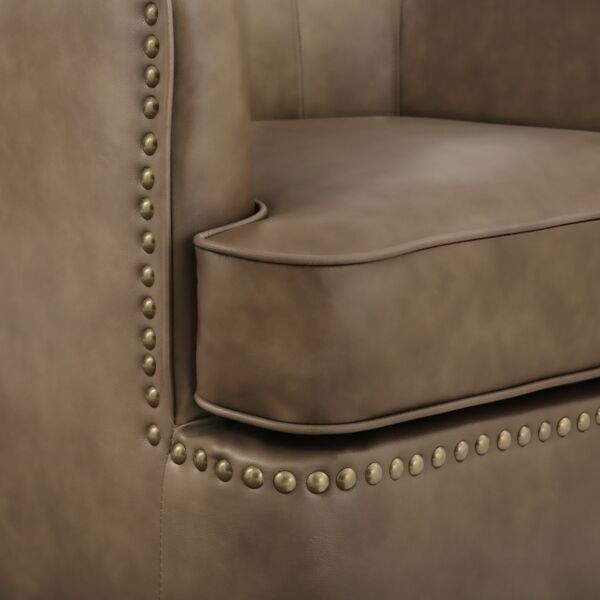 كرسي مفرد دوار بارل - بني