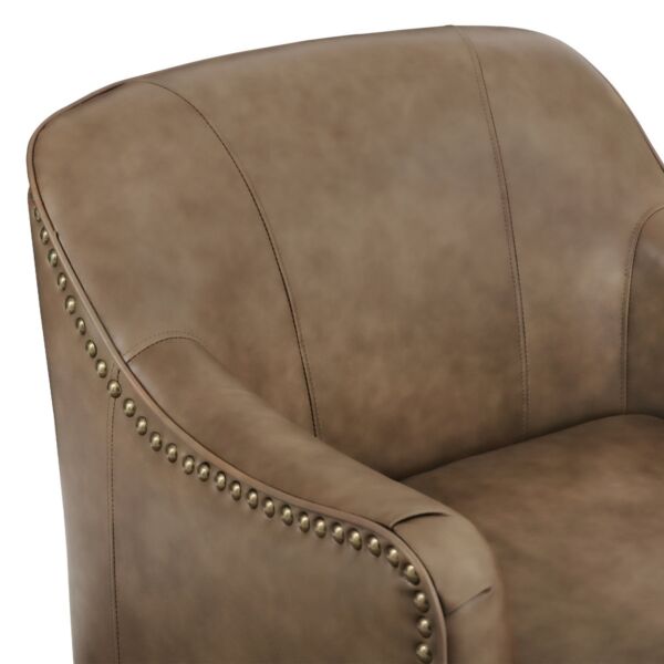 كرسي مفرد دوار بارل - بني