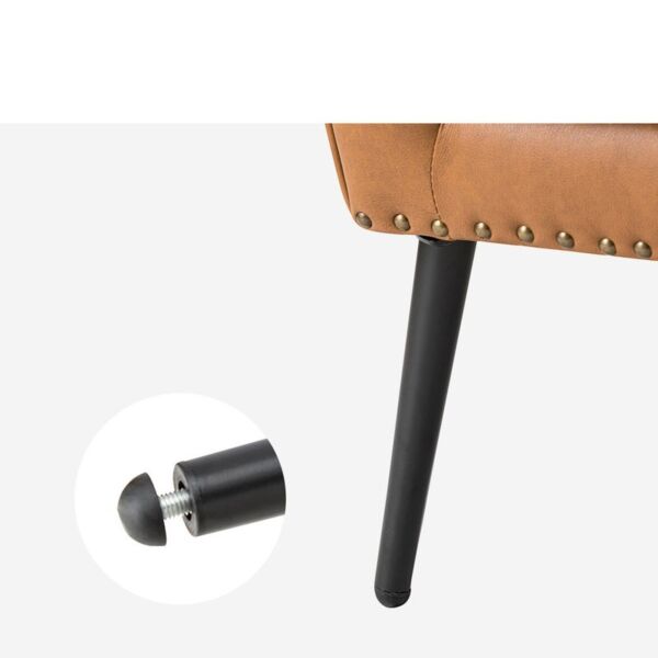 طقم كراسي مفرد من قطعتين أزورا - برتقالي