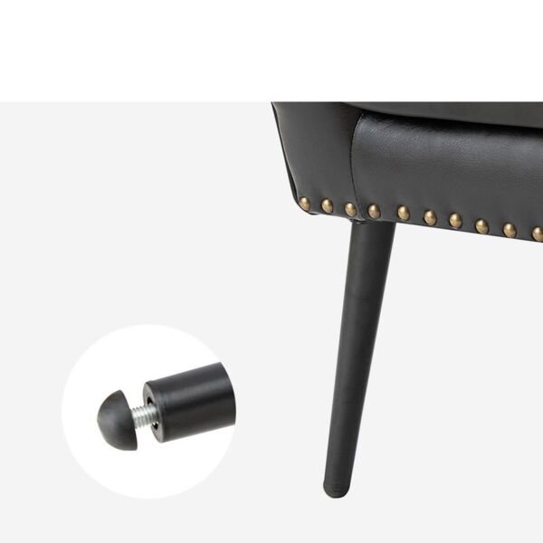 طقم كراسي مفرد من قطعتين أزورا - اسود