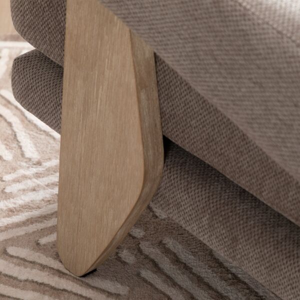 كرسي مفرد روفانس - بني