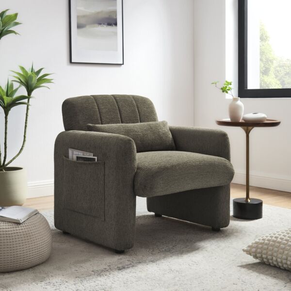 كرسي مفرد فيردي - بني