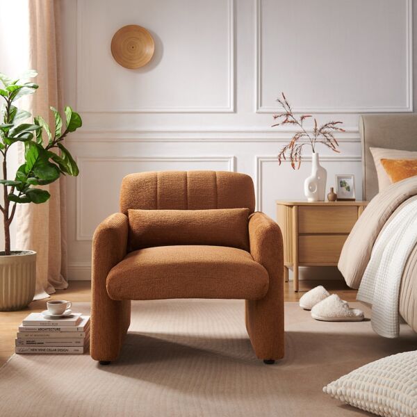 كرسي مفرد فيردي - برتقالي